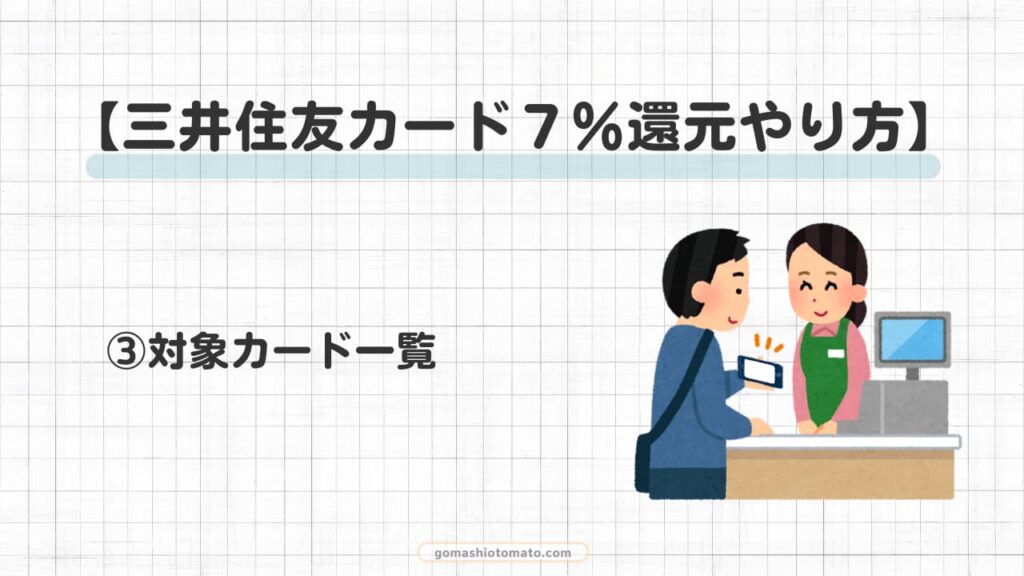 三井住友カード７％還元やり方③